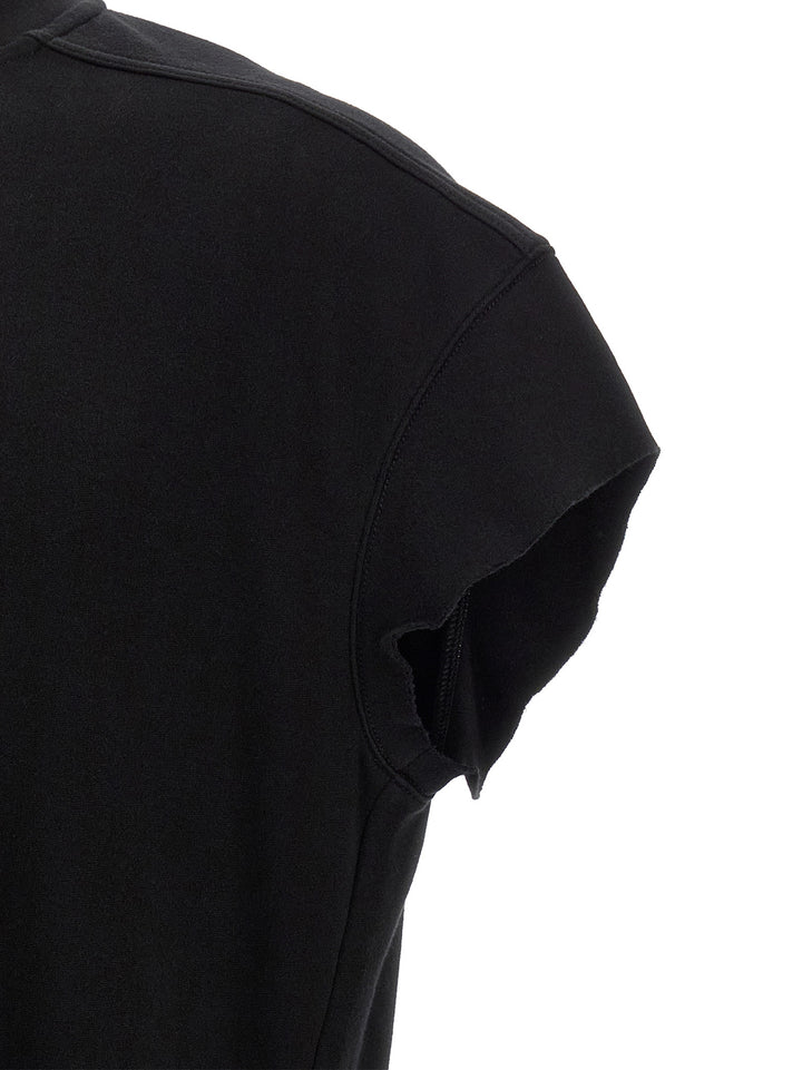 Rick Owens Black Cotton T-Shirt