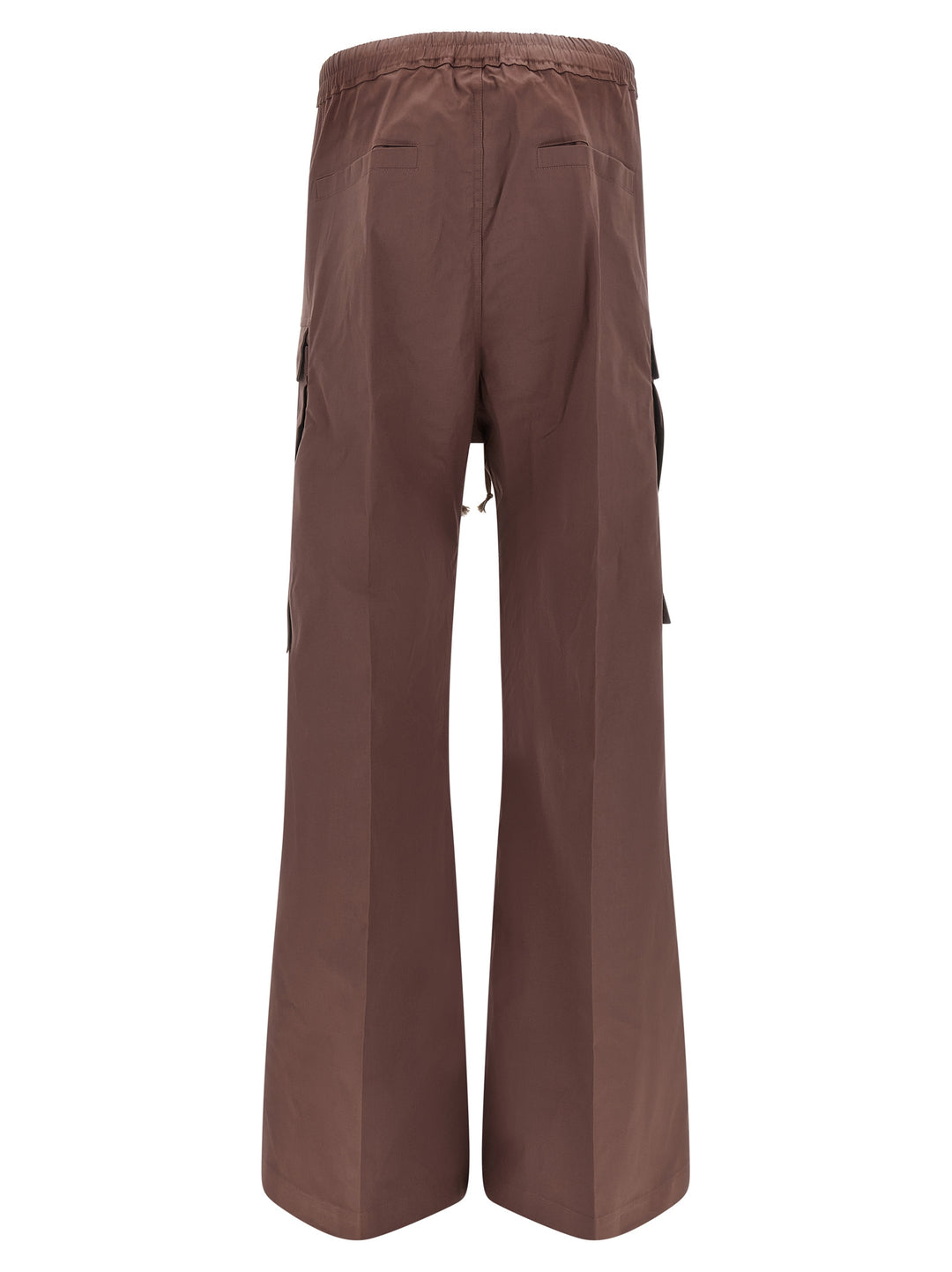 Rick Owens Brown Cotton Flared Pants