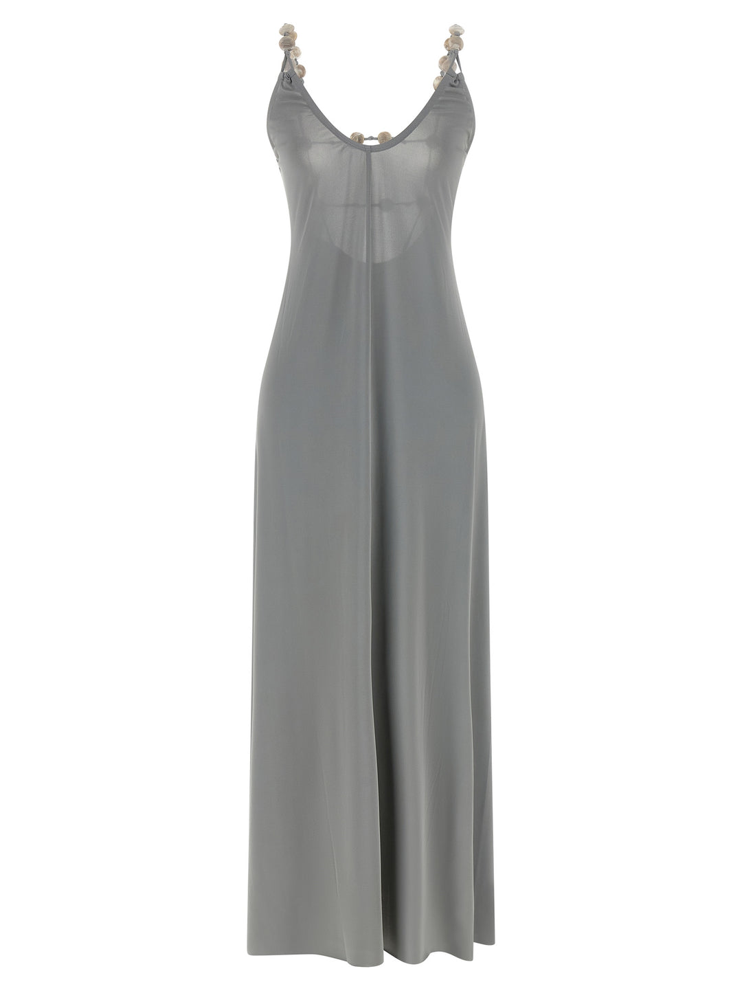 Eres Silver Polyamide Long Dress