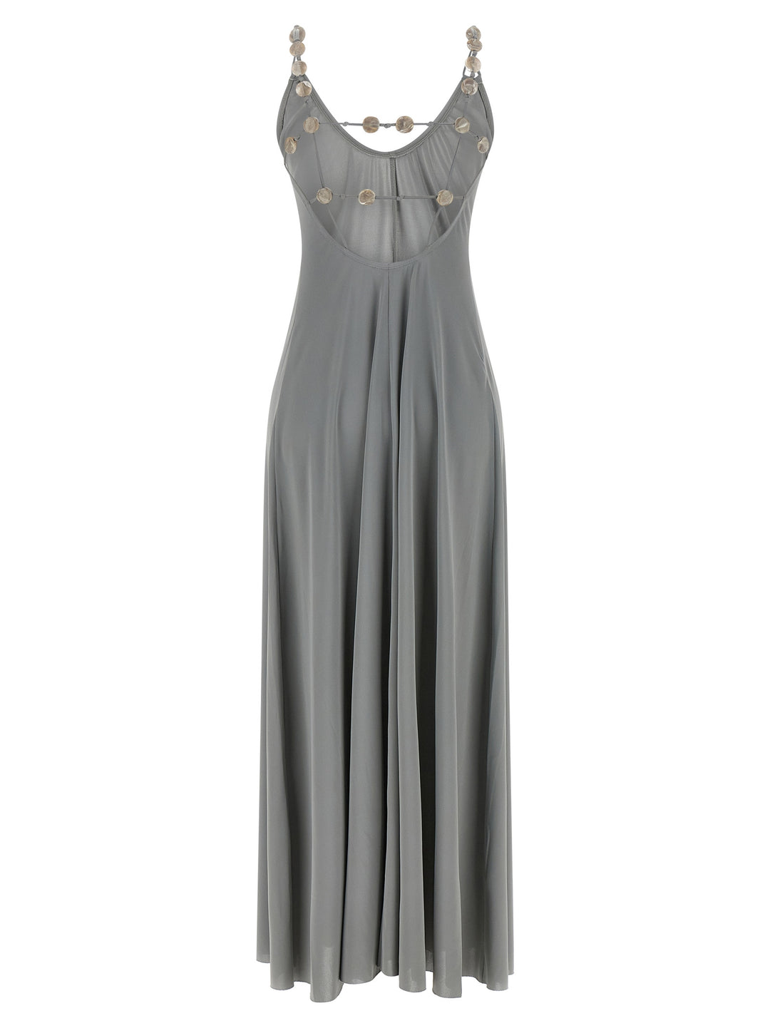 Eres Silver Polyamide Long Dress