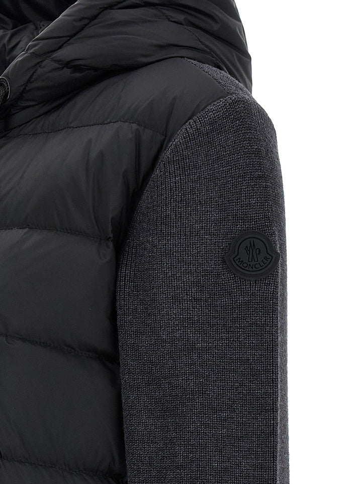 Moncler Gray Polyamide Cardigan