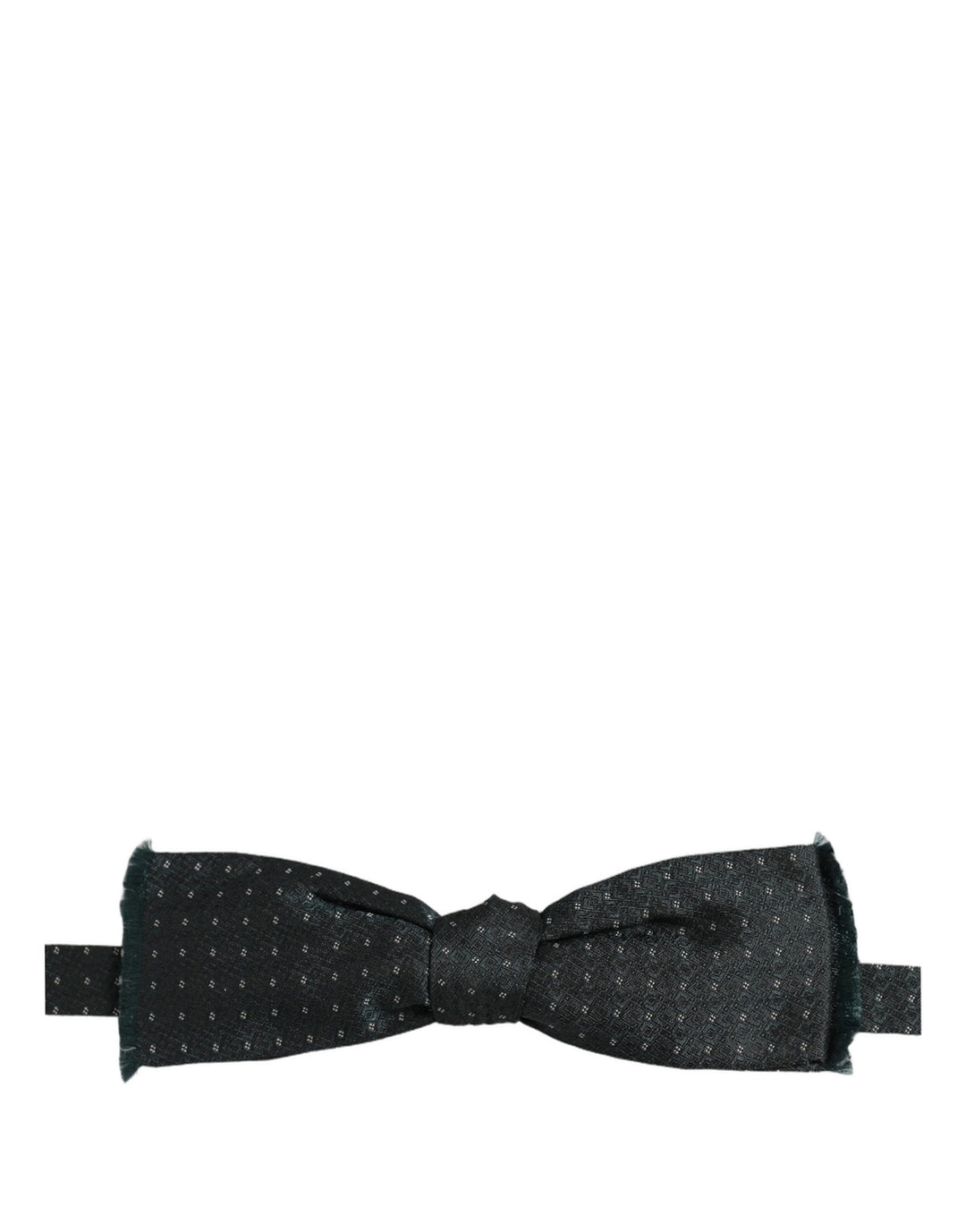Dolce &amp; Gabbana Men Green Patterned Adjustable Neck Papillon Bow Tie