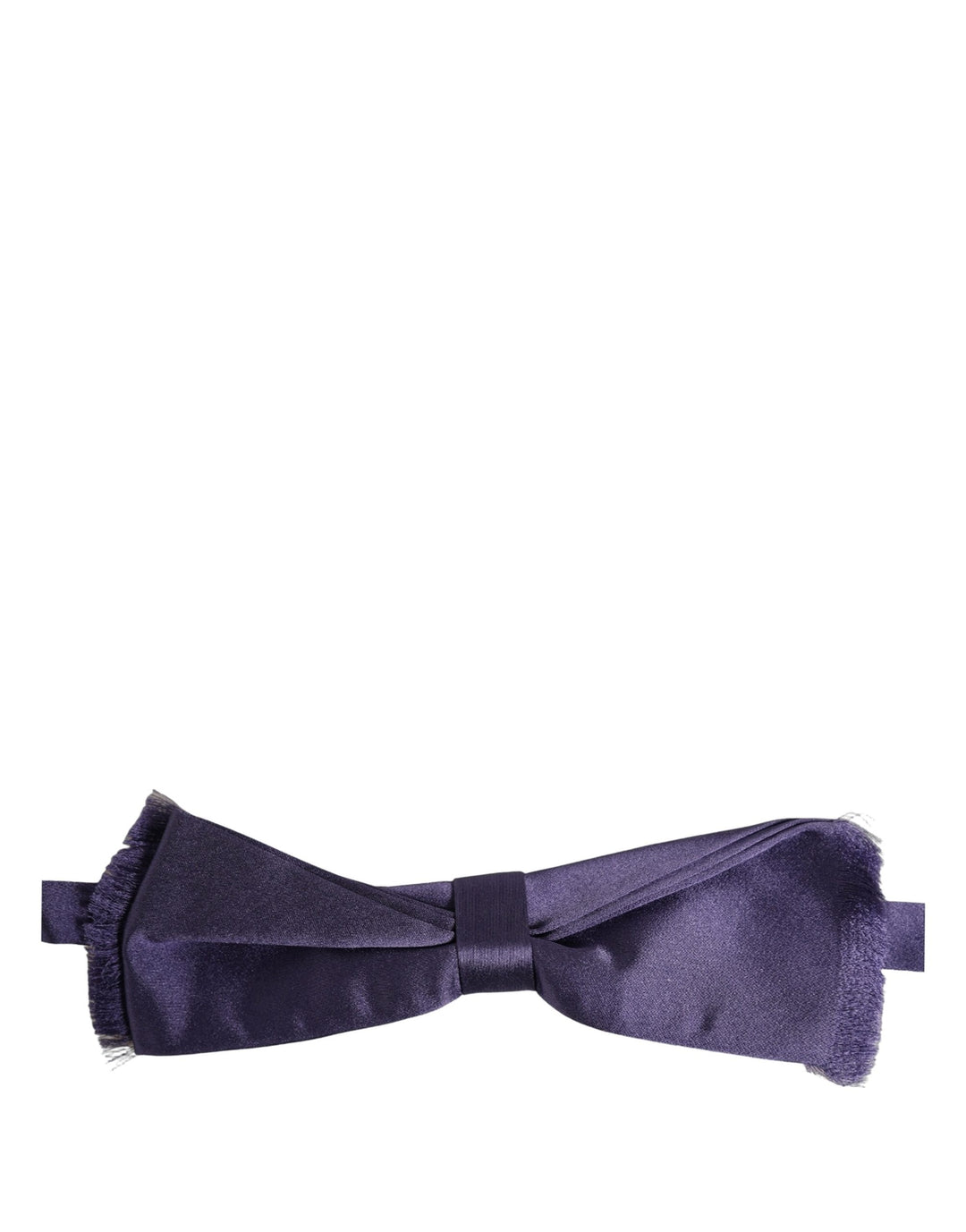 Dolce &amp; Gabbana Men Purple 100% Silk Adjustable Neck Papillon Bow Tie