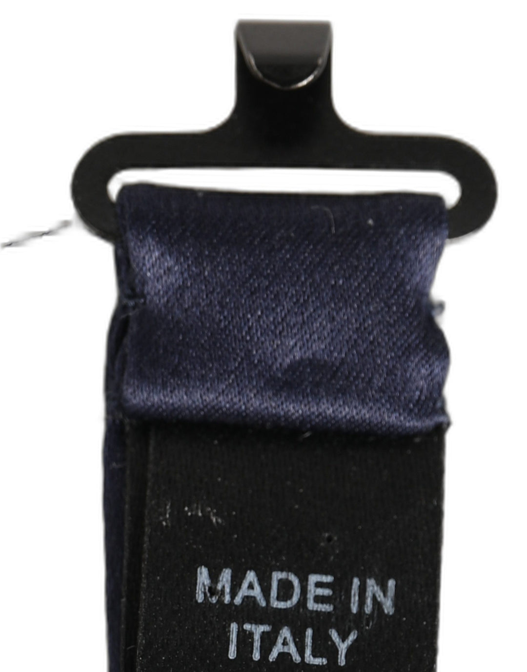 Dolce &amp; Gabbana Dark Blue 100% Silk Adjustable Neck Papillon Bow Tie