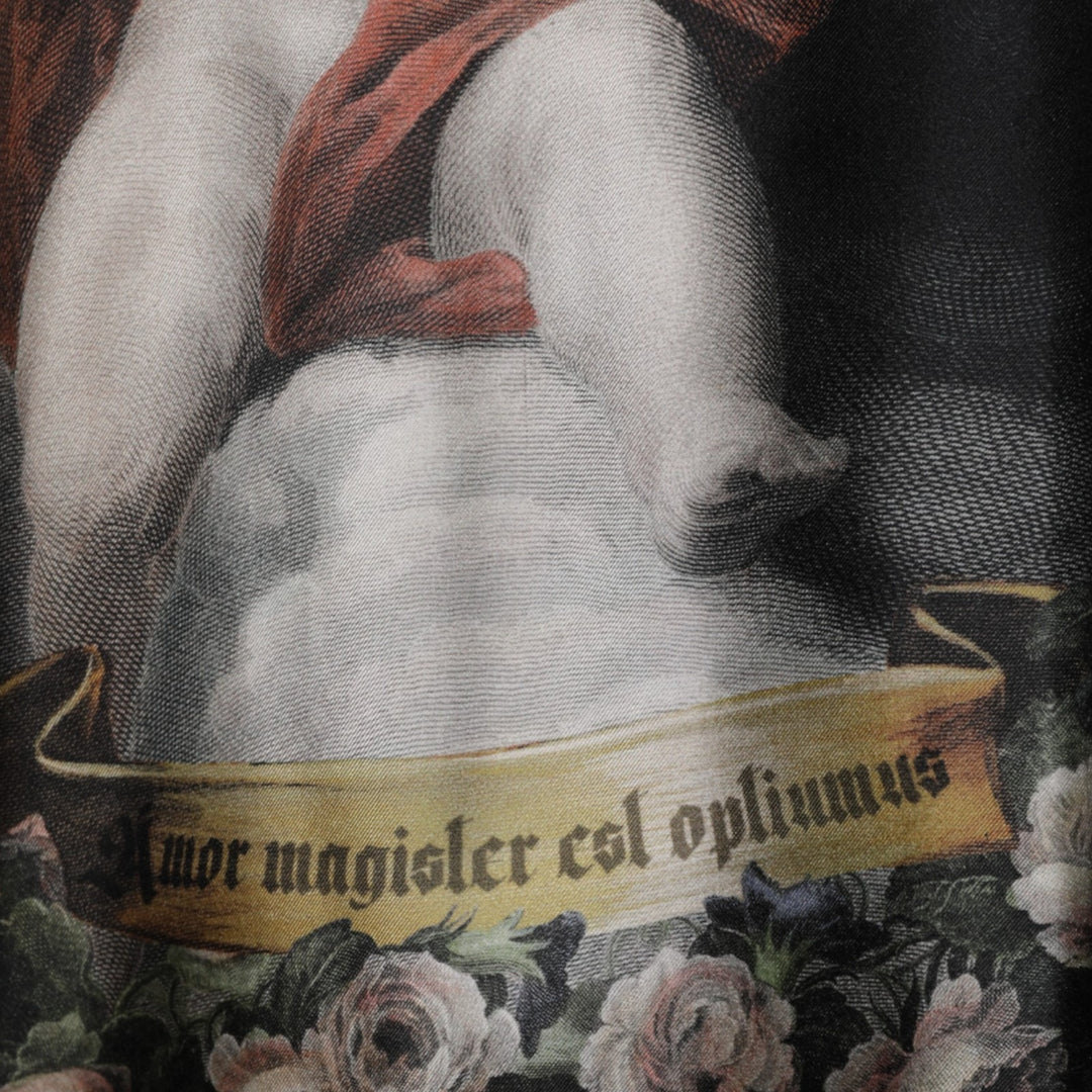 Dolce &amp; Gabbana Black Cashmere Cherub Print Baroque Sweater