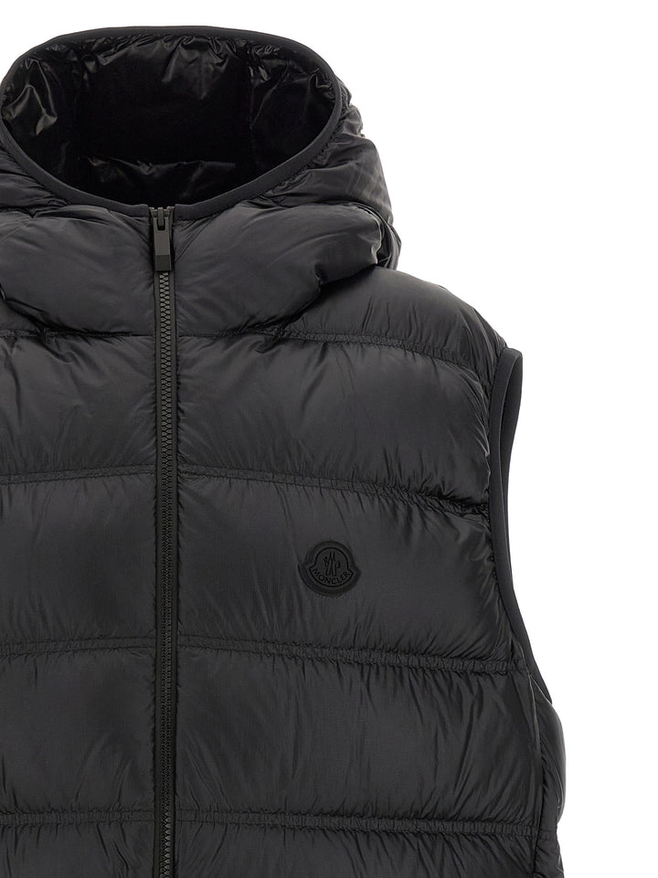 Moncler Black Polyamide Sleeveless Jacket
