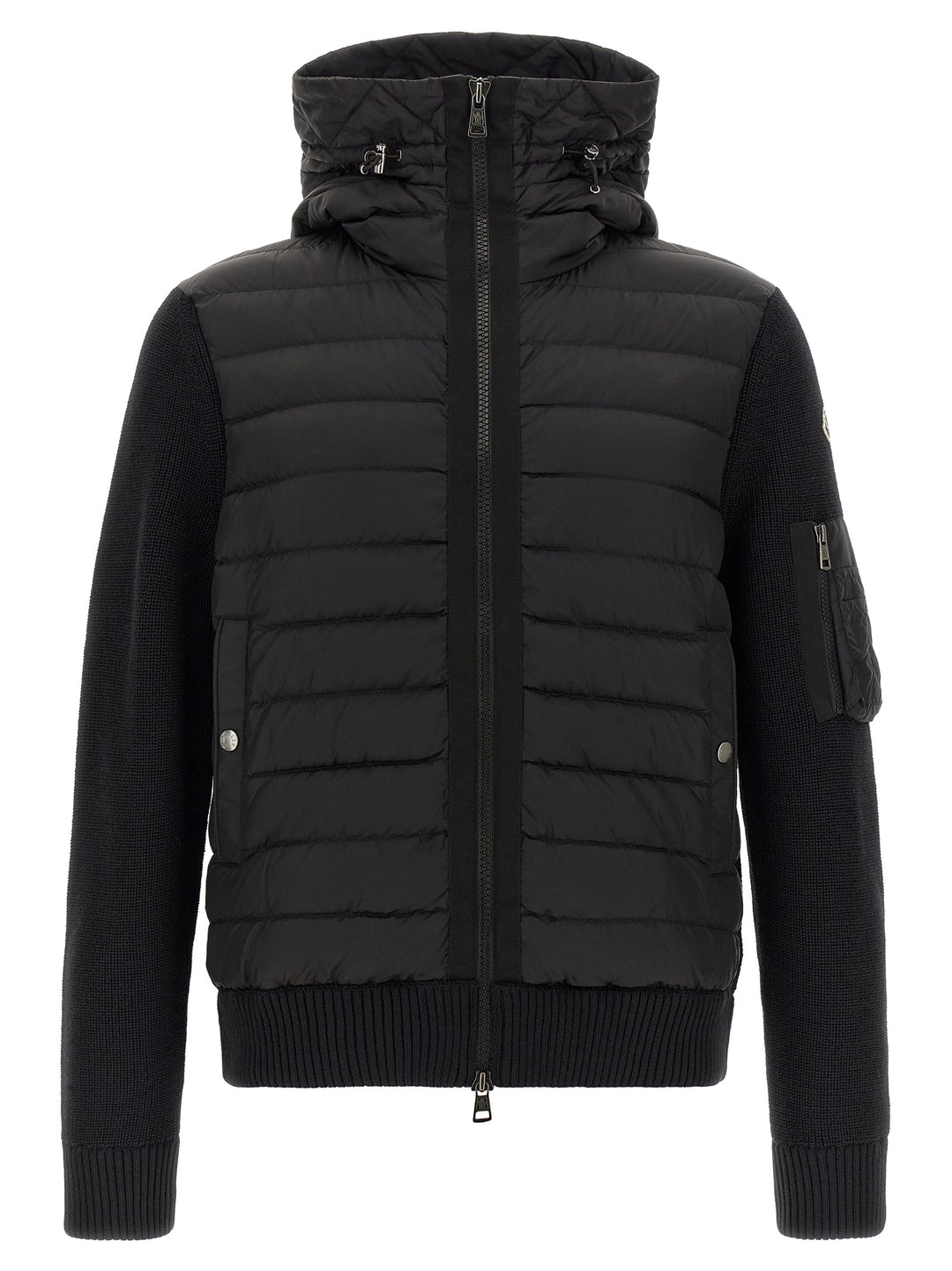 Moncler Black Polyamide Cardigan