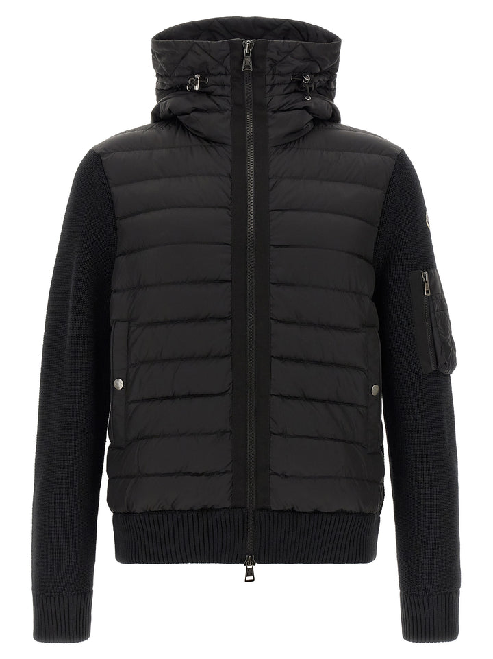 Moncler Black Polyamide Cardigan