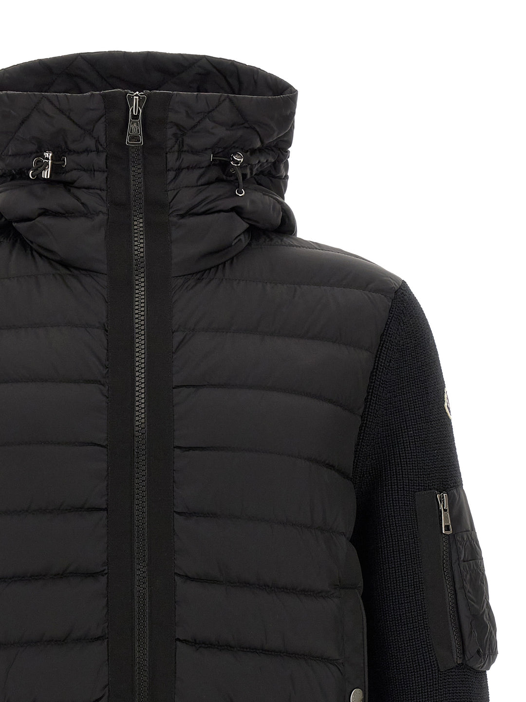 Moncler Black Polyamide Cardigan