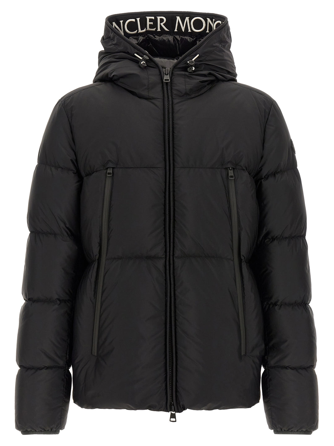 Moncler Black Polyamide Full-Length Jacket