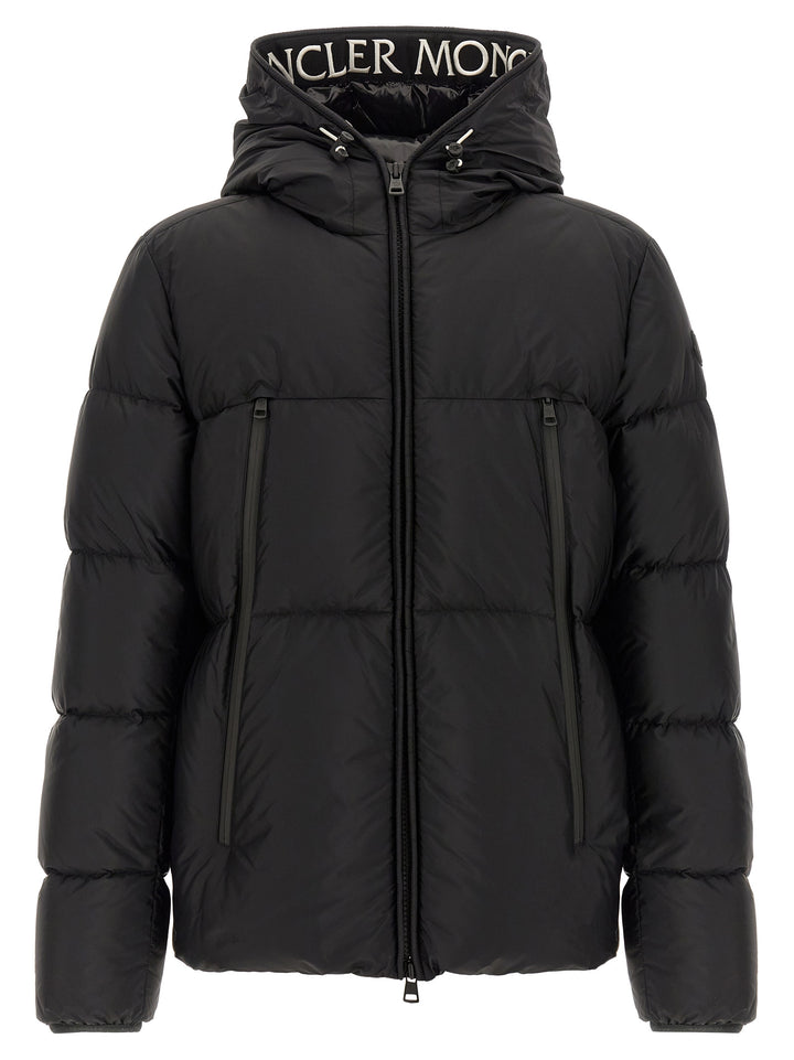Moncler Black Polyamide Full-Length Jacket