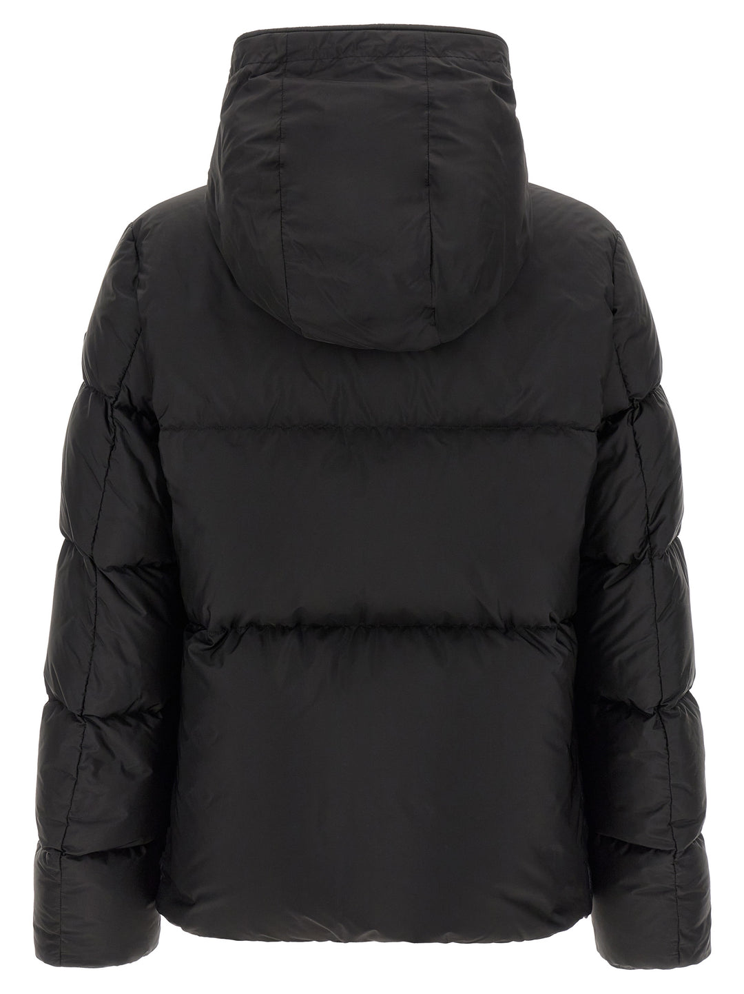 Moncler Black Polyamide Full-Length Jacket