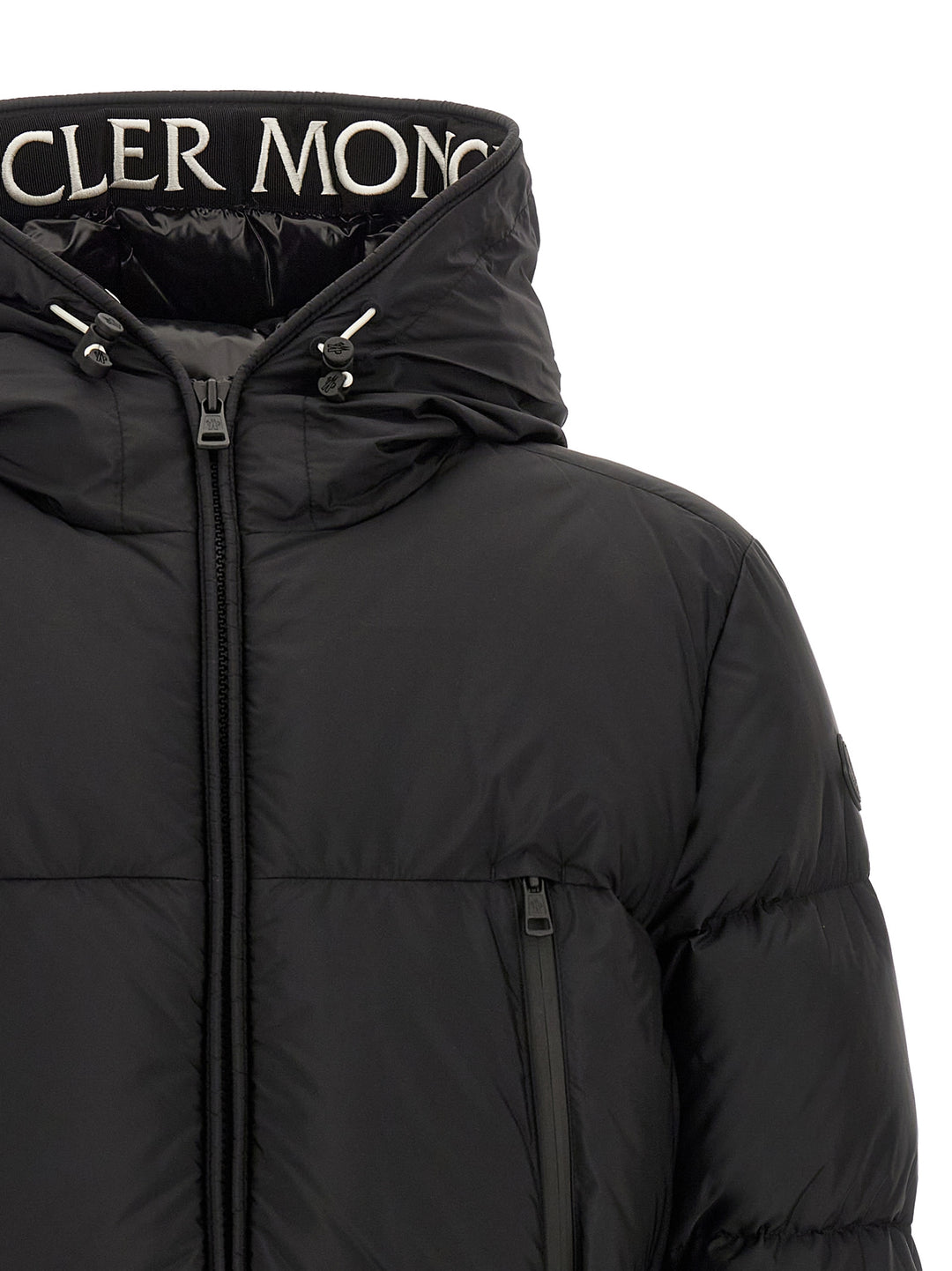 Moncler Black Polyamide Full-Length Jacket