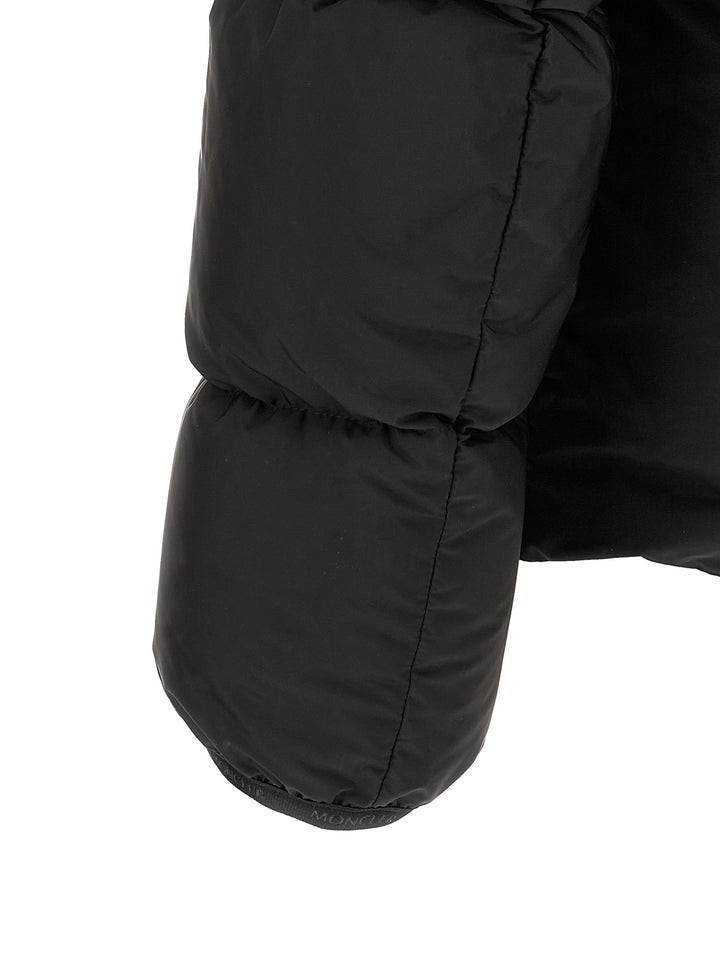 Moncler Black Polyamide Full-Length Jacket