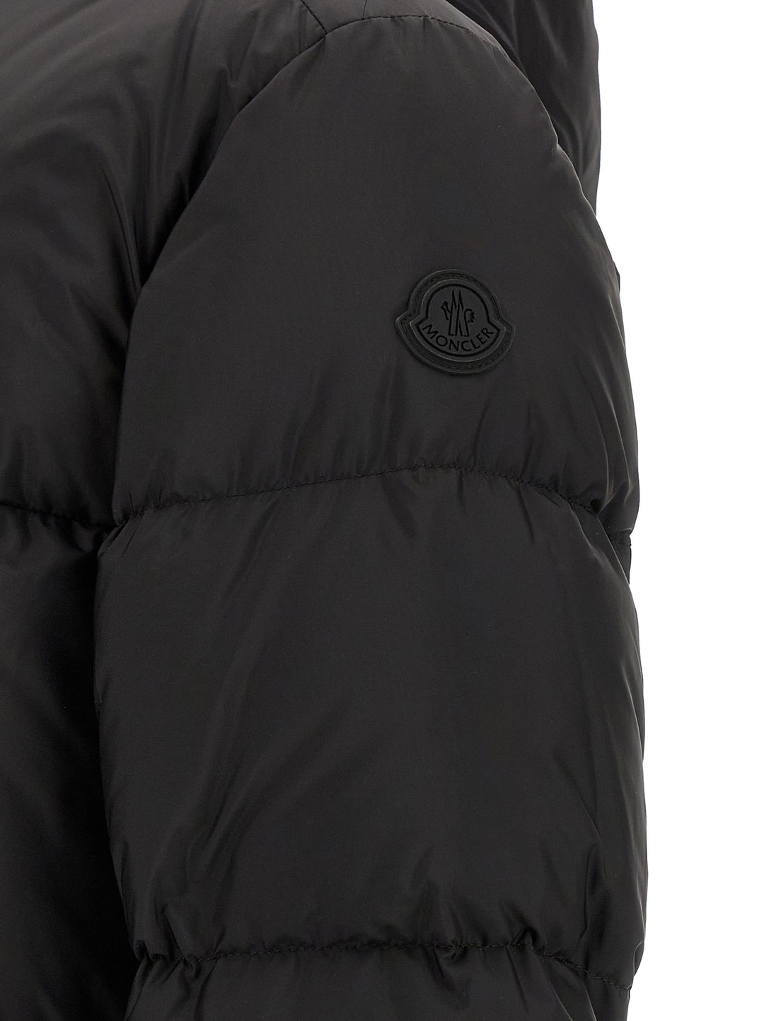Moncler Black Polyamide Full-Length Jacket