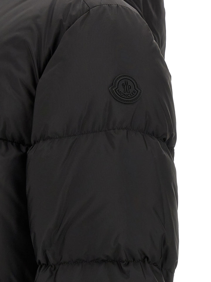 Moncler Black Polyamide Full-Length Jacket