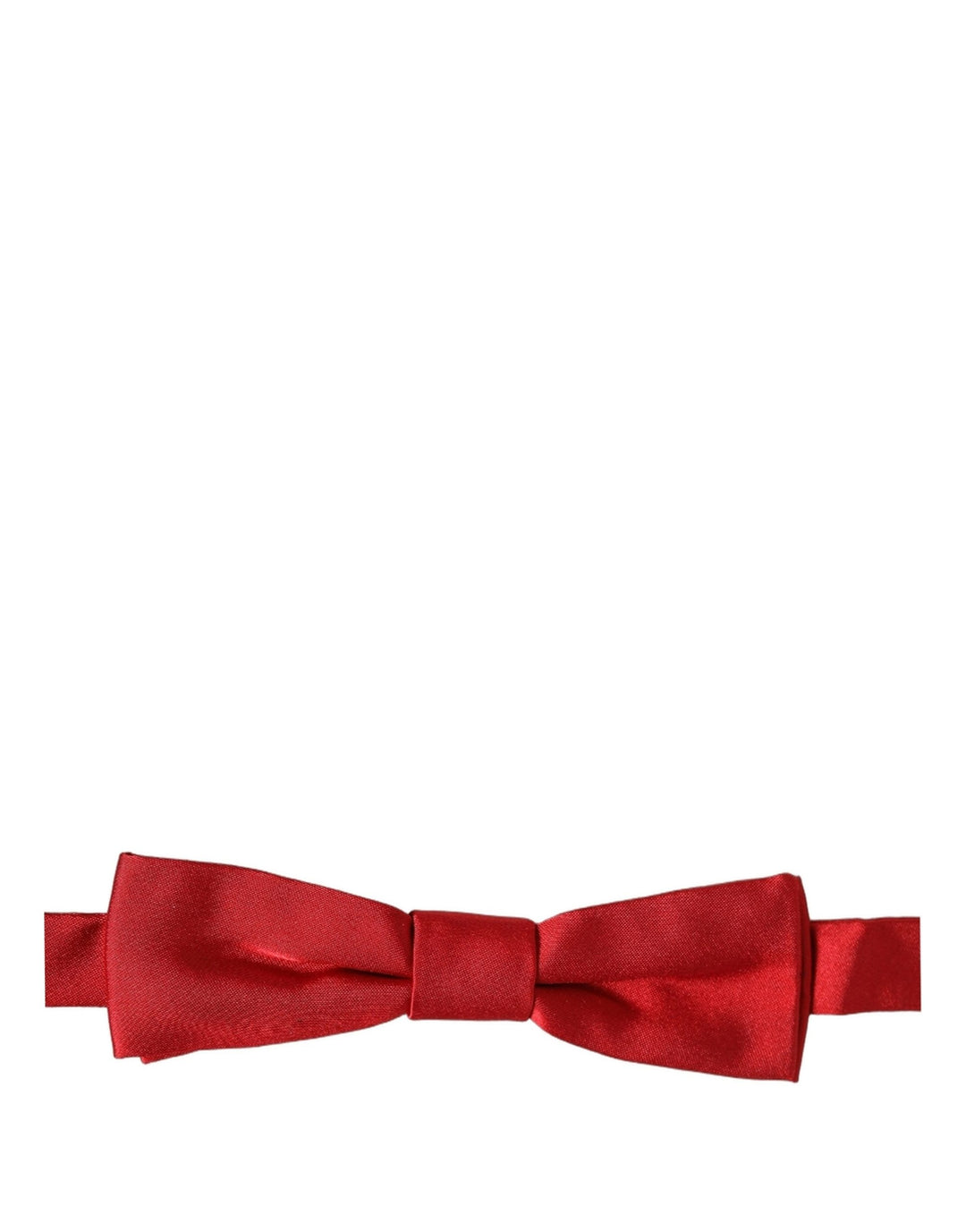 Dolce &amp; Gabbana Men Red 100% Silk Adjustable Neck Papillon Bow Tie