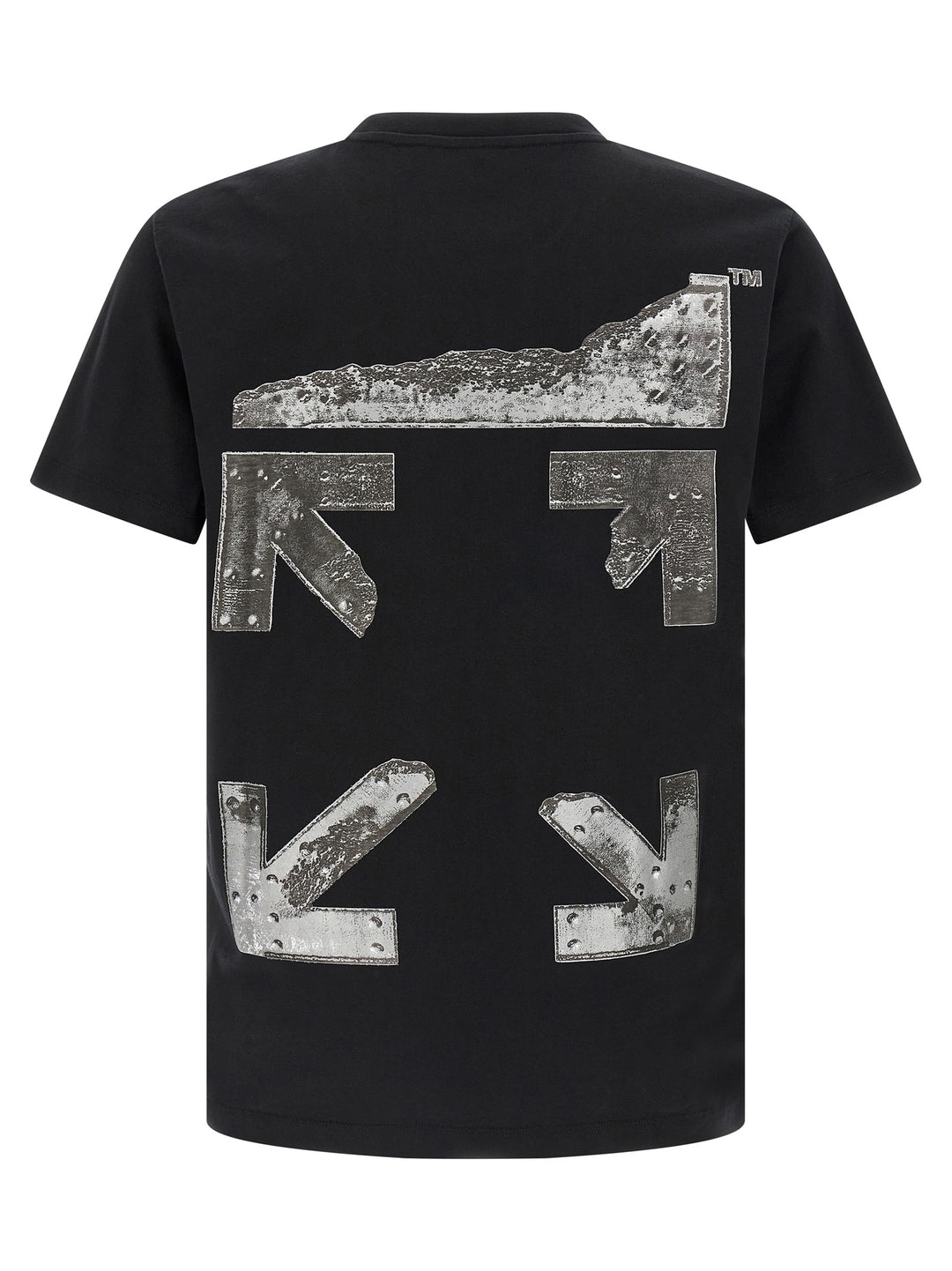 Off-White Black Cotton T-Shirt