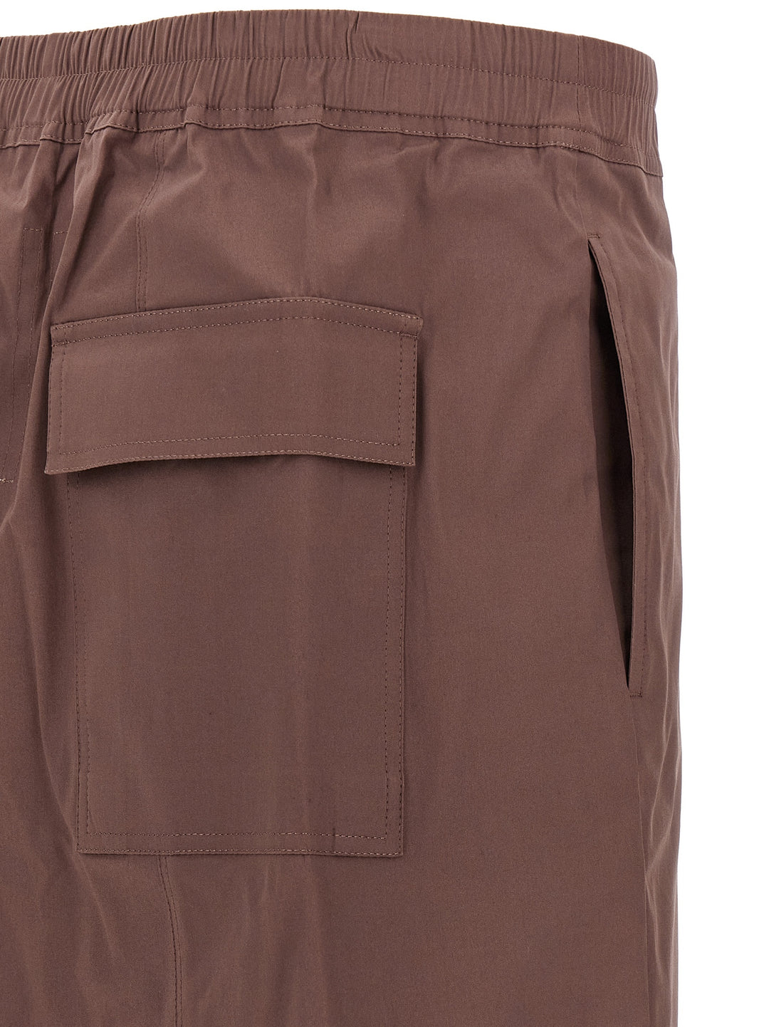 Rick Owens Brown Cotton Bermuda Shorts