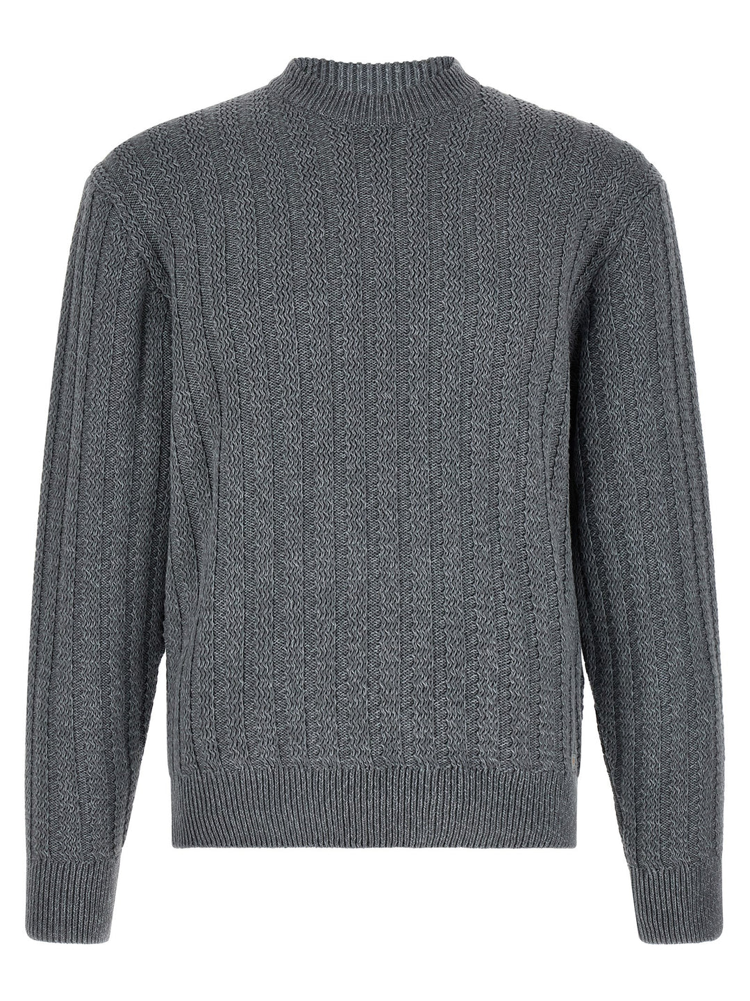 Hugo Boss Gray Cotton Cardigan