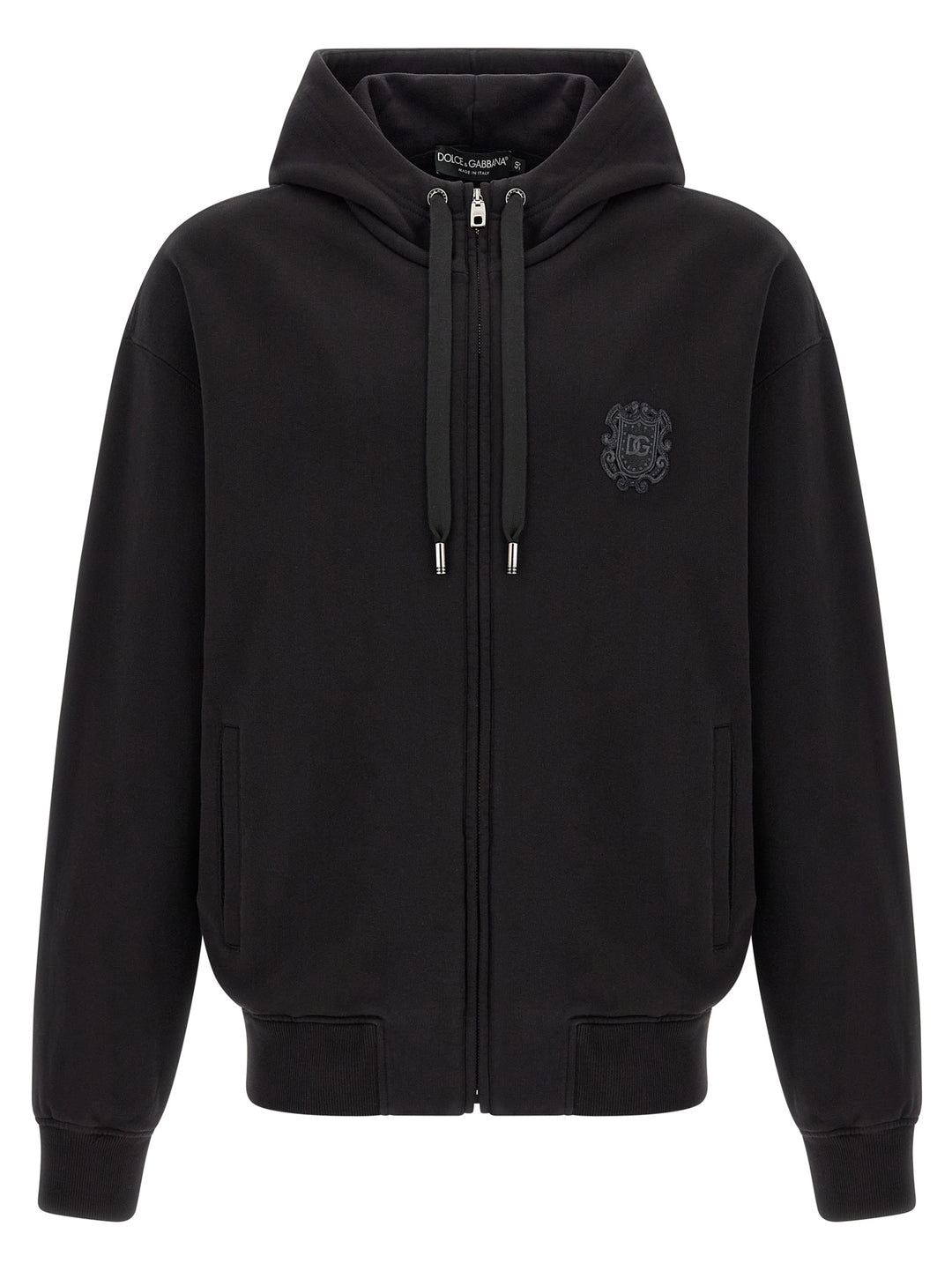 Dolce &amp; Gabbana Black Cotton Sweatshirt