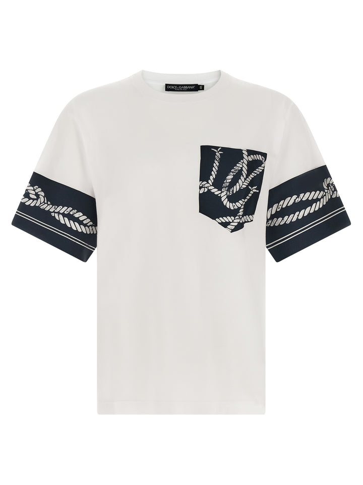Dolce &amp; Gabbana Blue Cotton T-Shirt