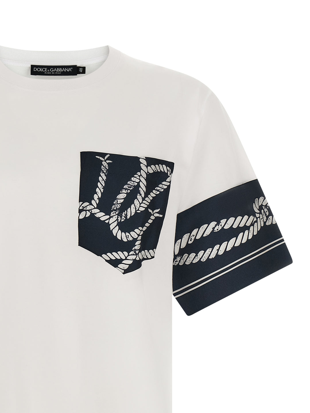 Dolce &amp; Gabbana Blue Cotton T-Shirt