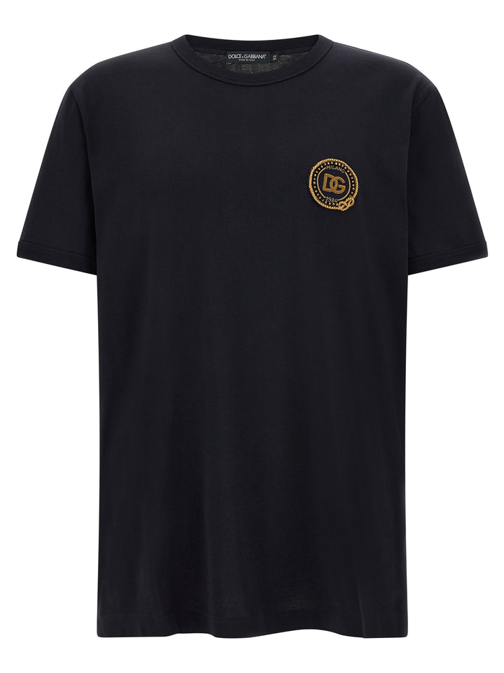 Dolce &amp; Gabbana Blue Cotton T-Shirt