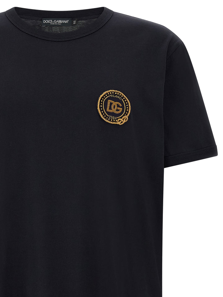 Dolce &amp; Gabbana Blue Cotton T-Shirt