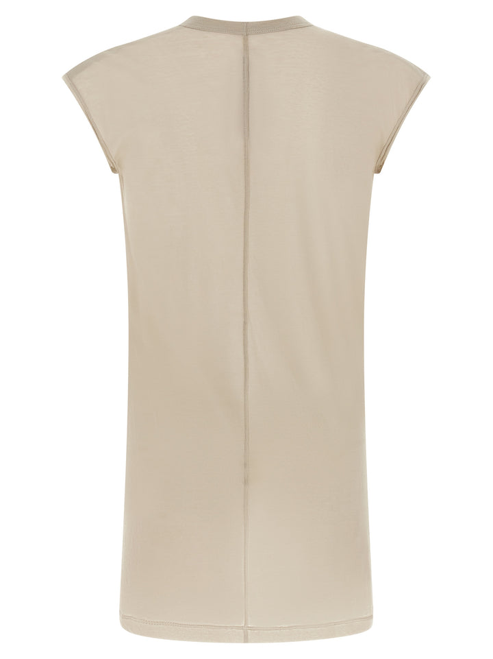 Rick Owens Beige Cotton T-Shirt