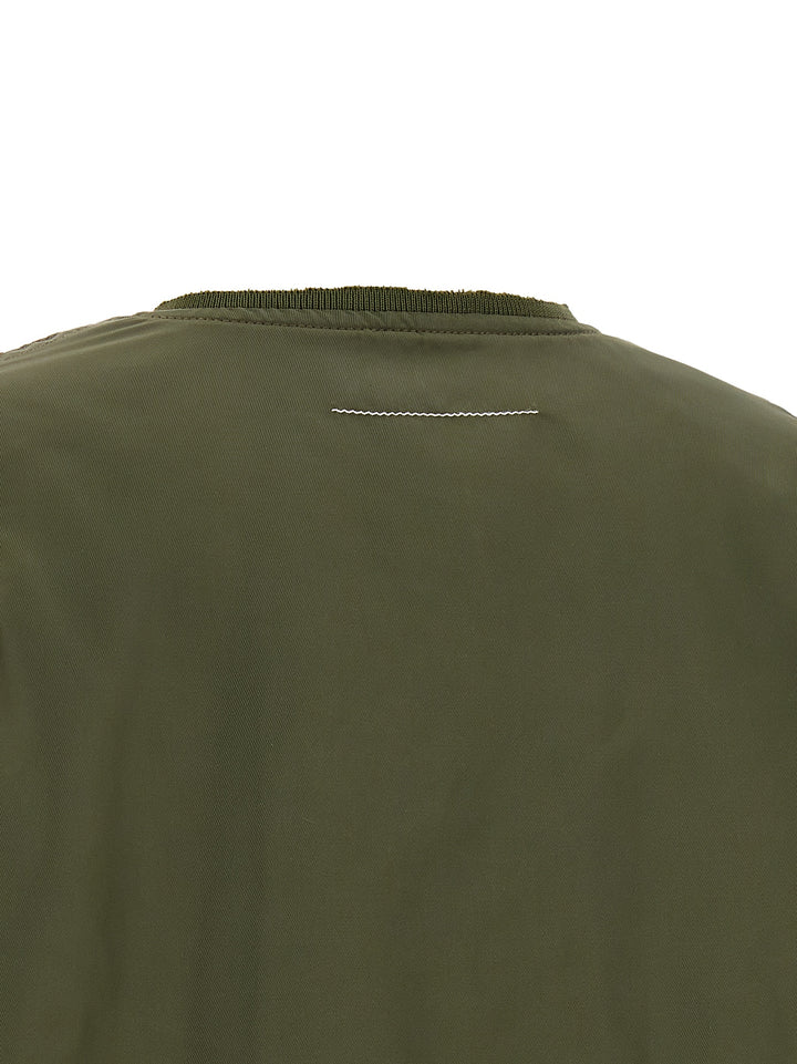 MM6 Maison Margiela Bicolor Polyamide Bomber