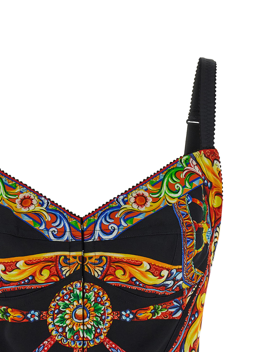 Dolce &amp; Gabbana Multicolor Silk Tank Tops