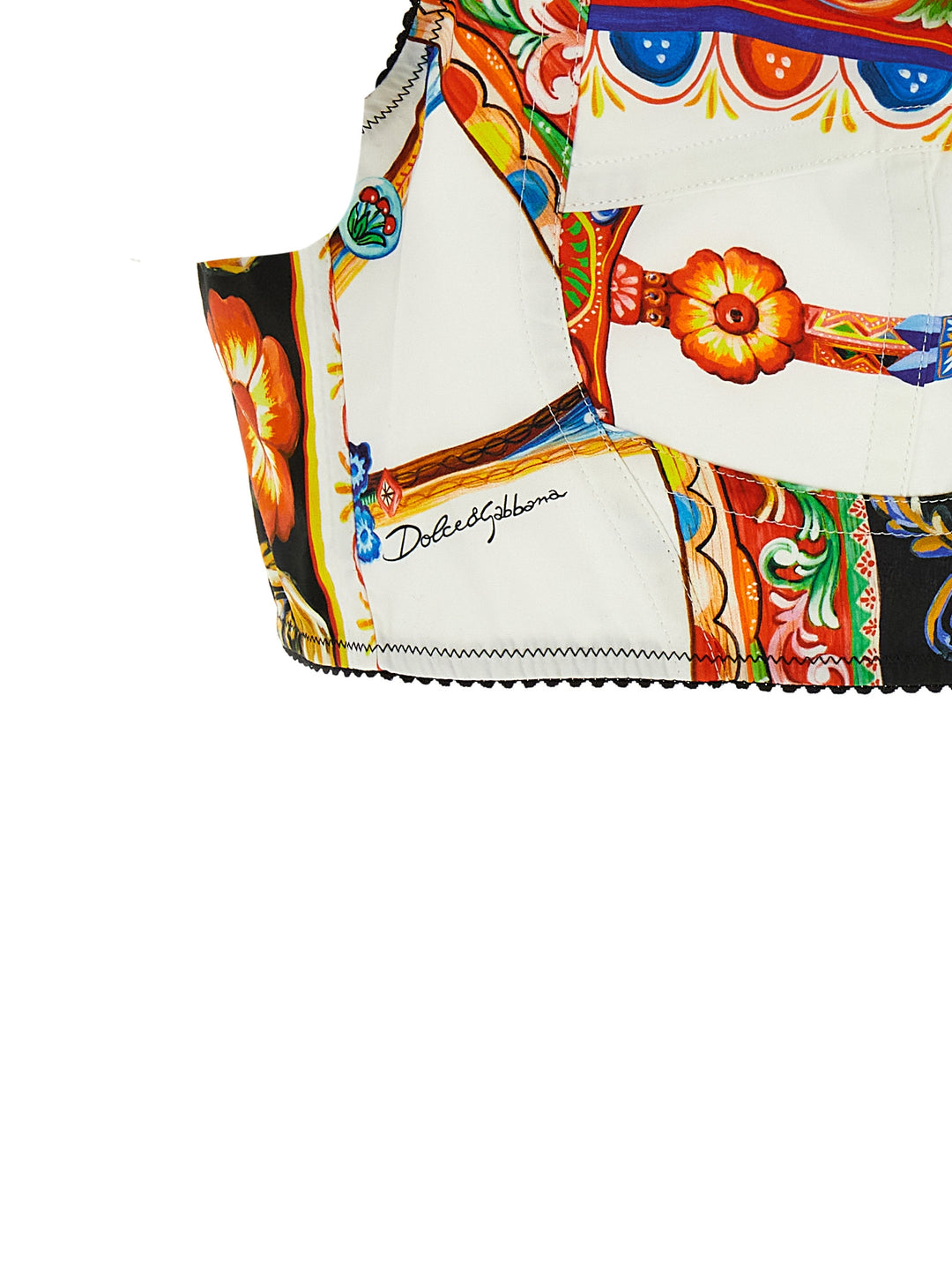 Dolce &amp; Gabbana Multicolor Cotton Tank Tops