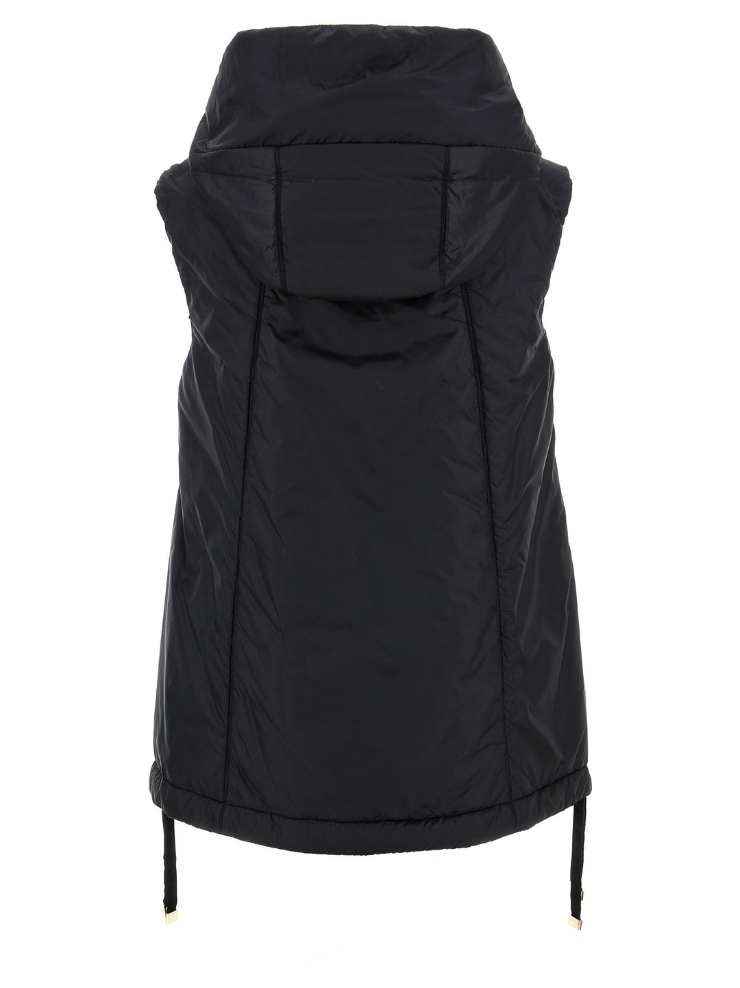 Max Mara Black Polyester Sleeveless Jacket