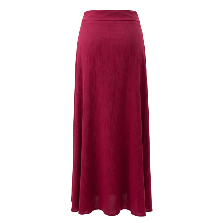 Trussardi Jeans Red Viscose Women Skirt