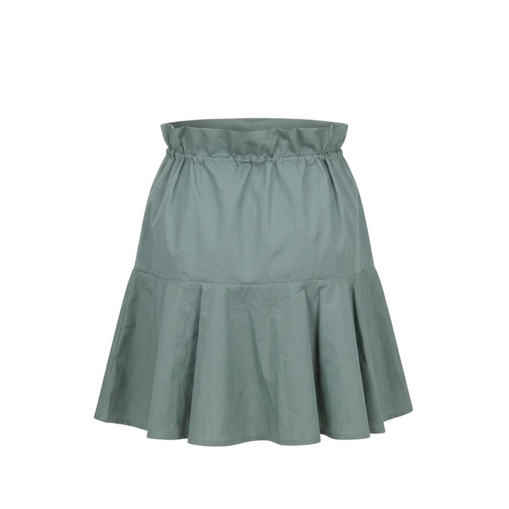 Trussardi Jeans Green Cotton Women Skirt