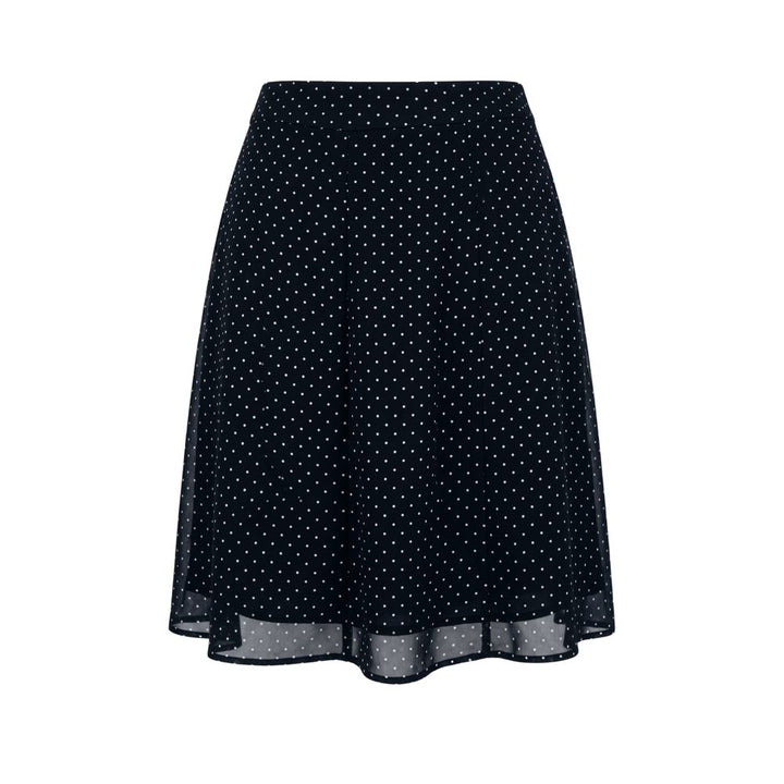 Trussardi Jeans Black Viscose Women Skirt