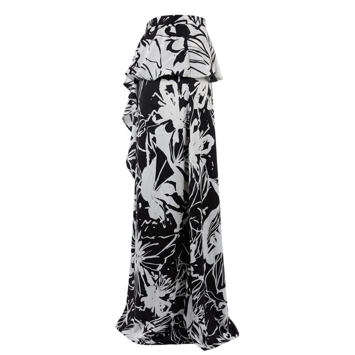Trussardi Jeans Black Polyester Women Skirt