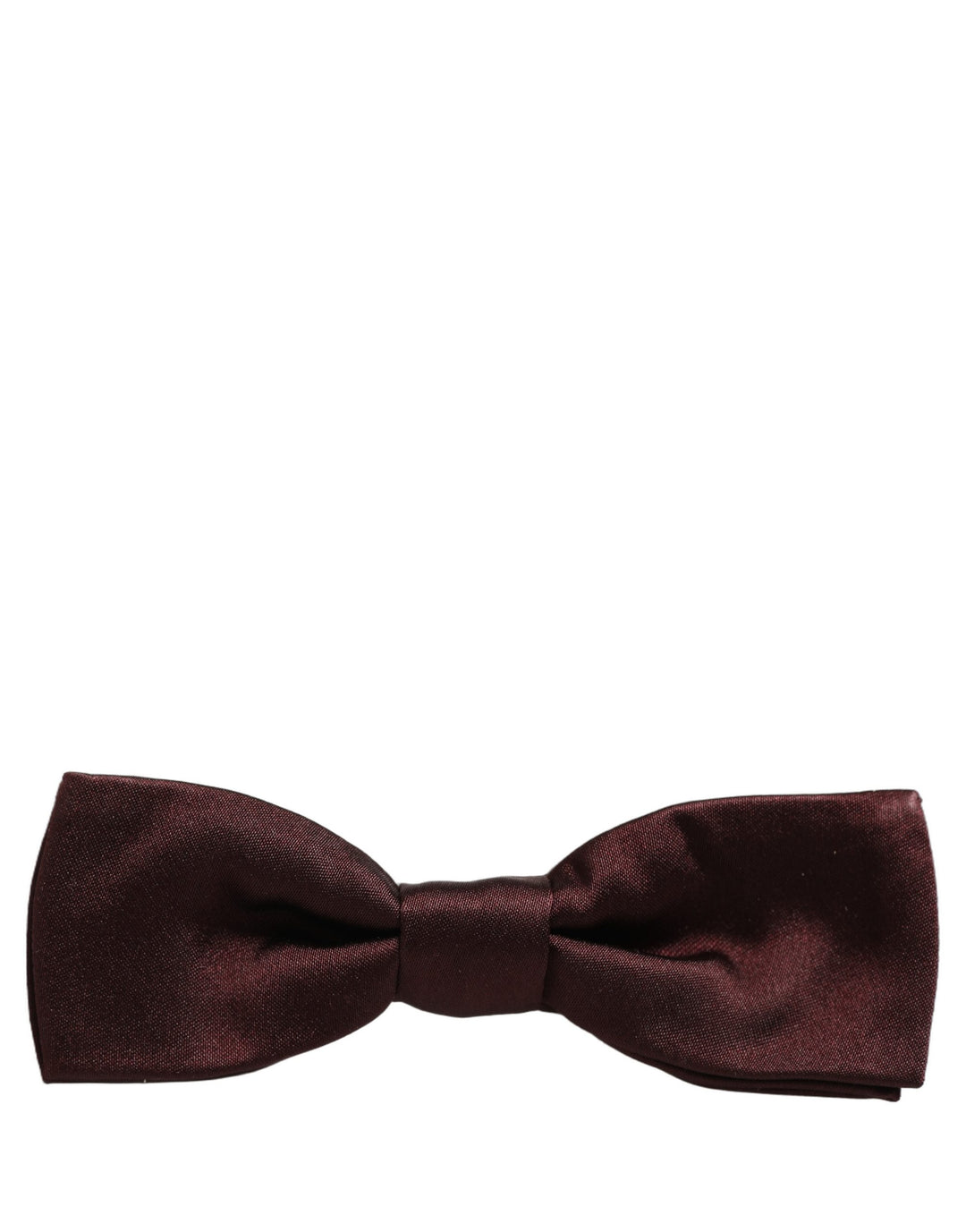Dolce &amp; Gabbana Men Brown 100% Silk Adjustable Neck Papillon Bow Tie