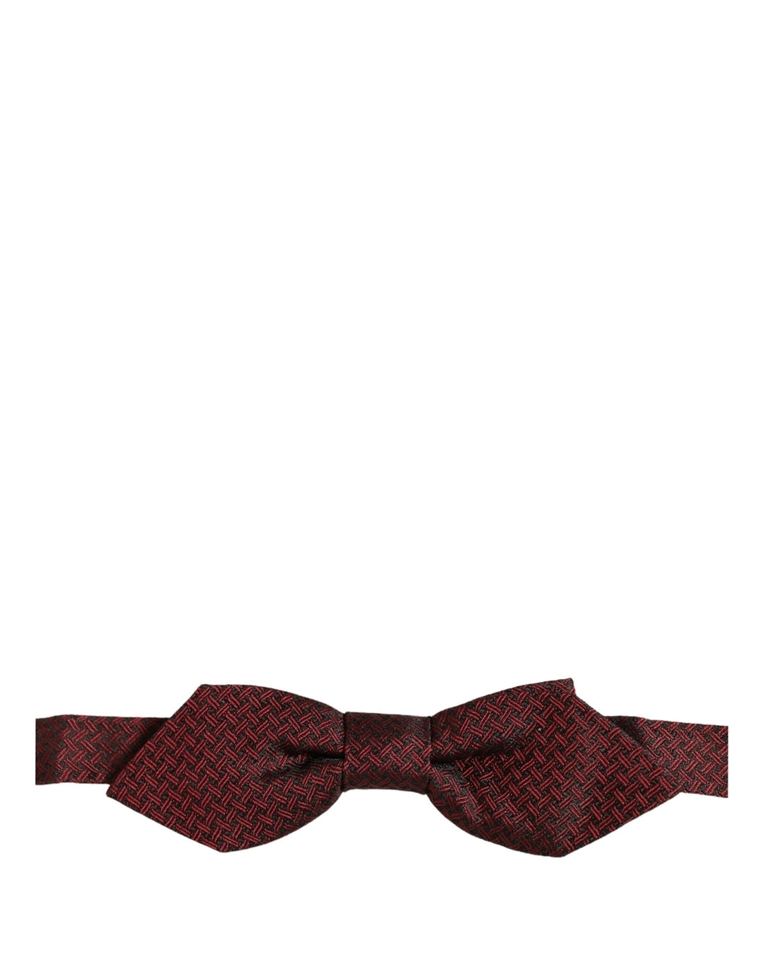 Dolce &amp; Gabbana Men Red Silk Fantasy Adjustable Neck Papillon Bow Tie