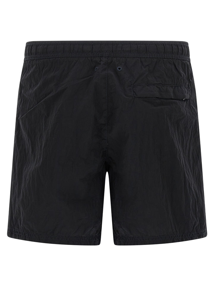 Stone Island Blue Polyamide Swim Shorts