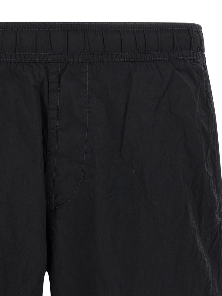 Stone Island Blue Polyamide Swim Shorts