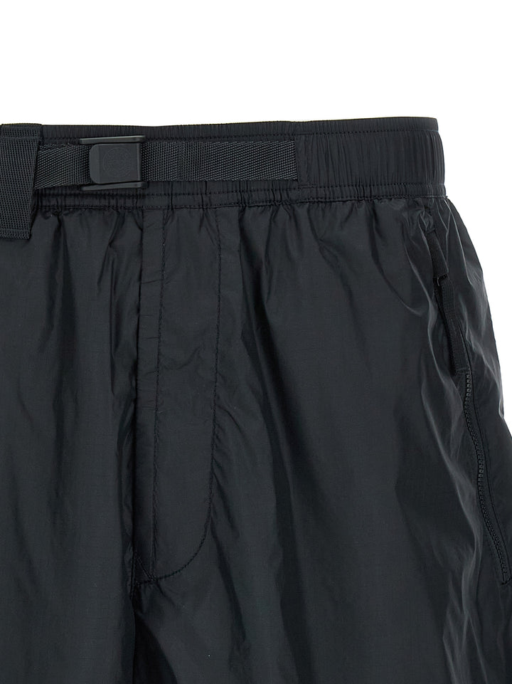 Stone Island Blue Polyamide Bermuda Shorts