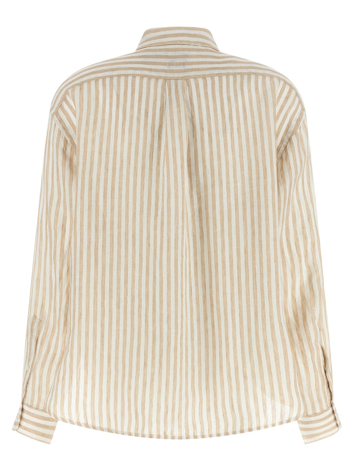 Polo Ralph Lauren Beige Linen Blouse