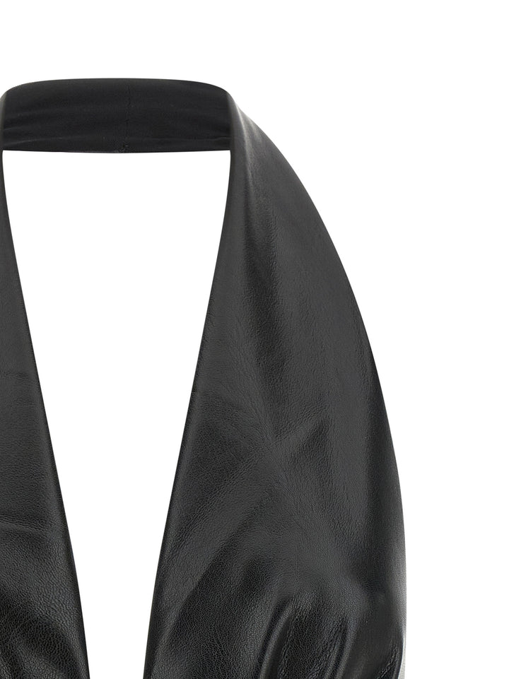 The Andamane Black Polyester Bodysuit