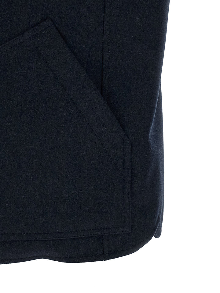 Brunello Cucinelli Blue Wool Sleeveless Jacket
