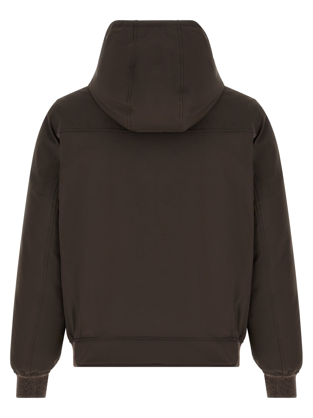 Brunello Cucinelli Brown Polyamide Full-Length Jacket