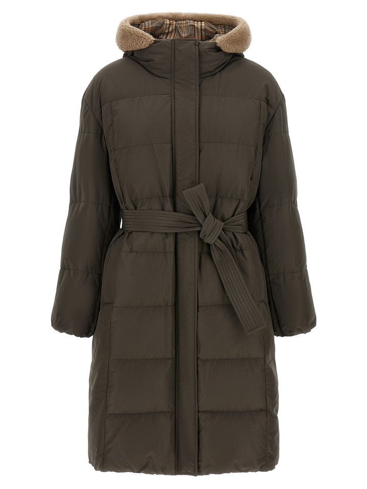 Brunello Cucinelli Bicolor Cotton Coat