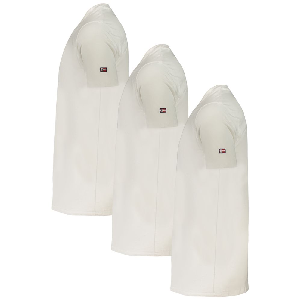 Norway 1963 Bianco Cotton Men&