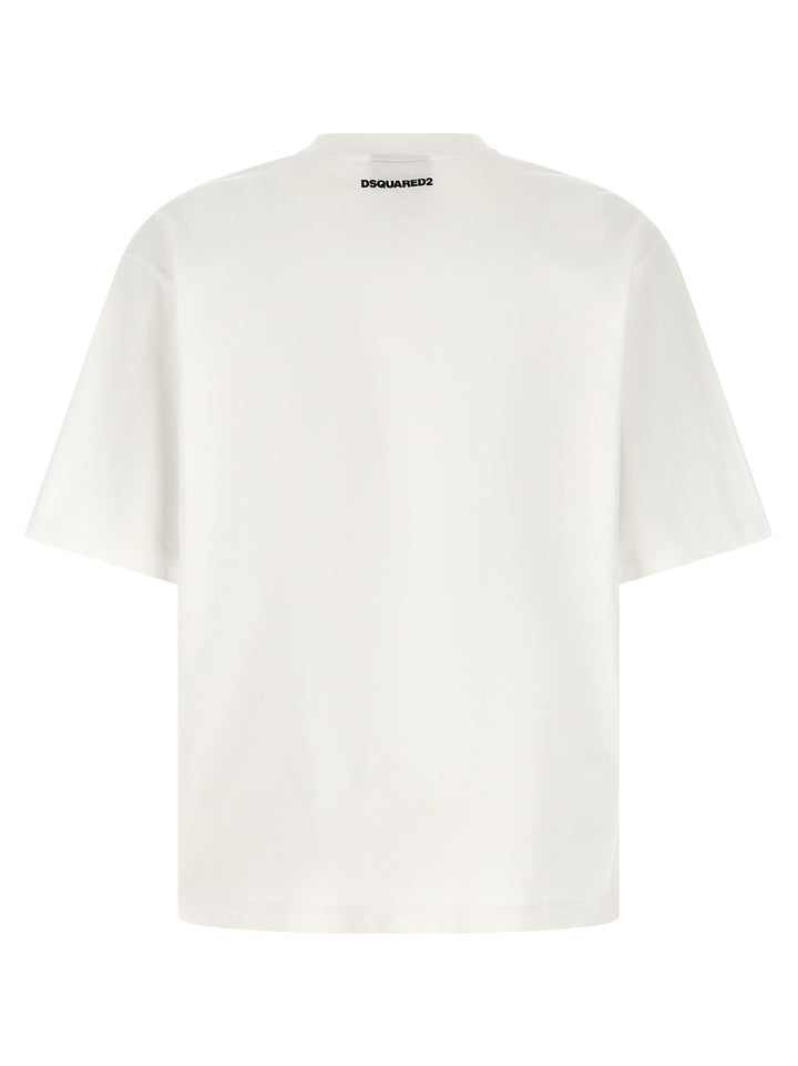 Dsquared² White Cotton T-Shirt